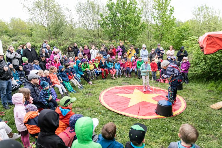 Frühlingsfest 2019 im Kinderwald Hannover am 27. April 2019.