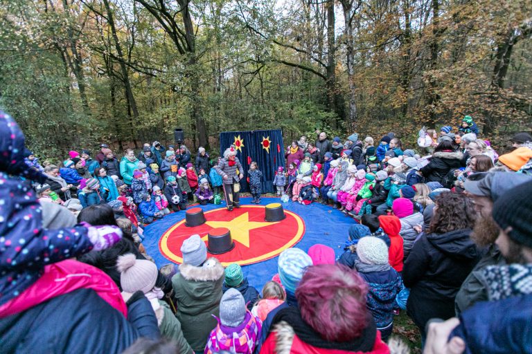 Lichterfest am 11.11.2019 im Kinderwald in Hannover
Foto:Franz Bischof